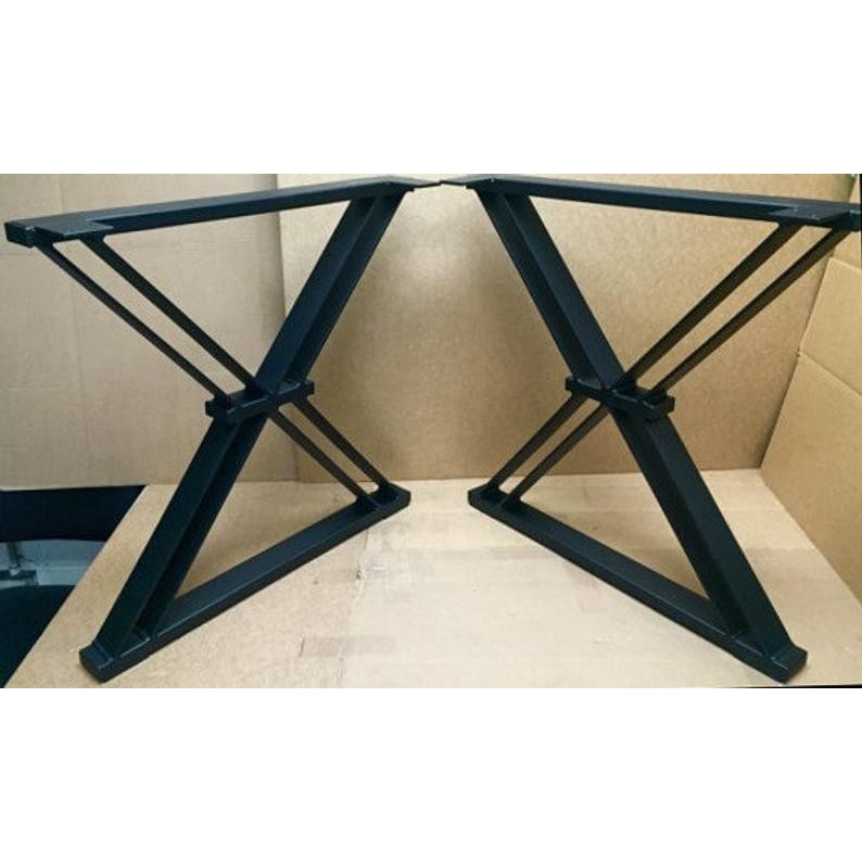 Steel table legs, industrial style, rustic style, metal table Shopee