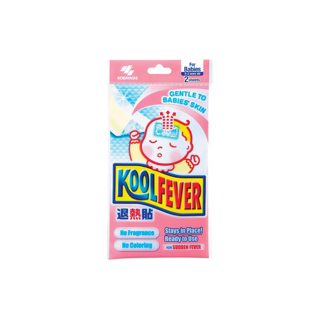 Kool Fever Cooling Gel Sheets - Babies (0-2 Years Old)