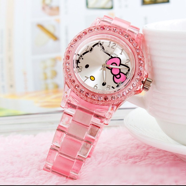 Hello kitty watch for girl best sale