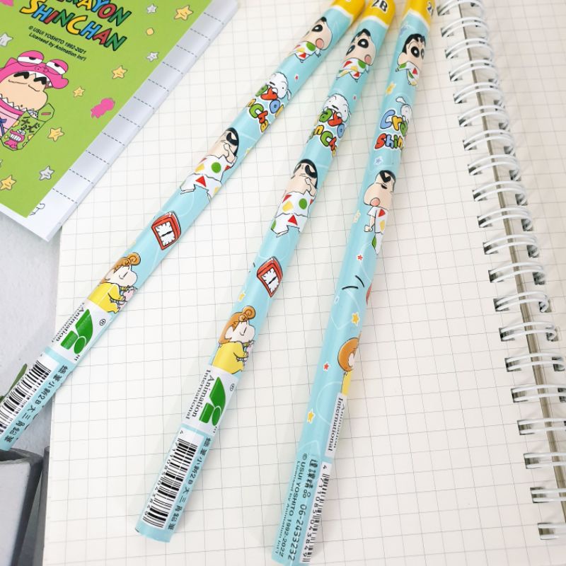 Crayon Shin-Chan 2B Triangle Pencil Big 2B Preschool Kindergarten ...