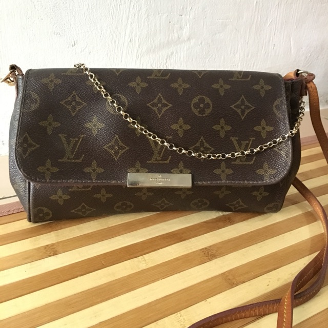 Preloved LV Favorite mm sling bag bundle Shopee Malaysia