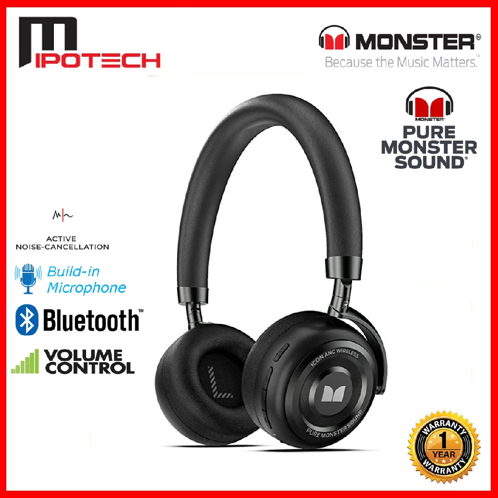 Monster icon active discount noise cancelling headphones