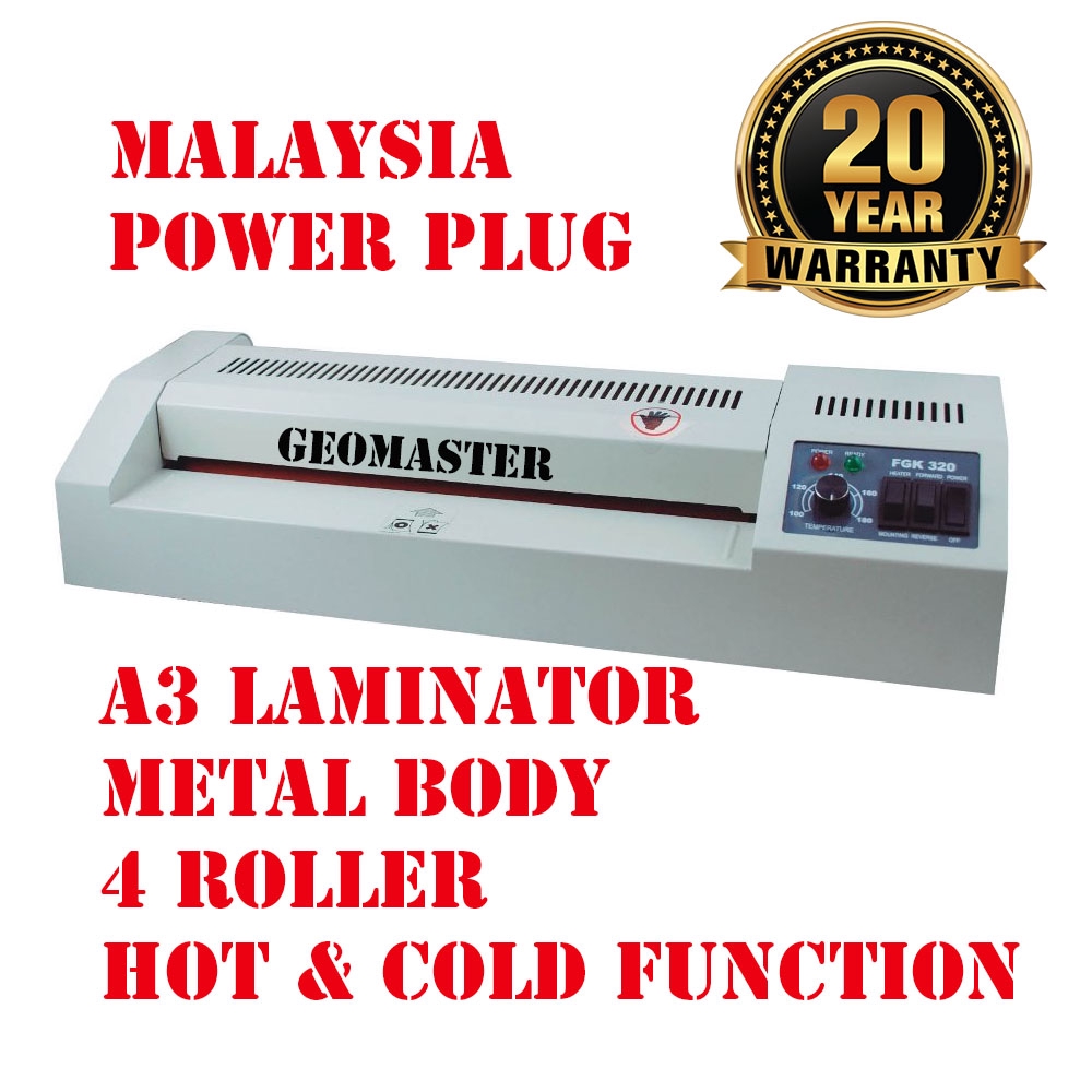 Geomaster A3 Laminator Machine Laminate Machine Mesin Laminate A3