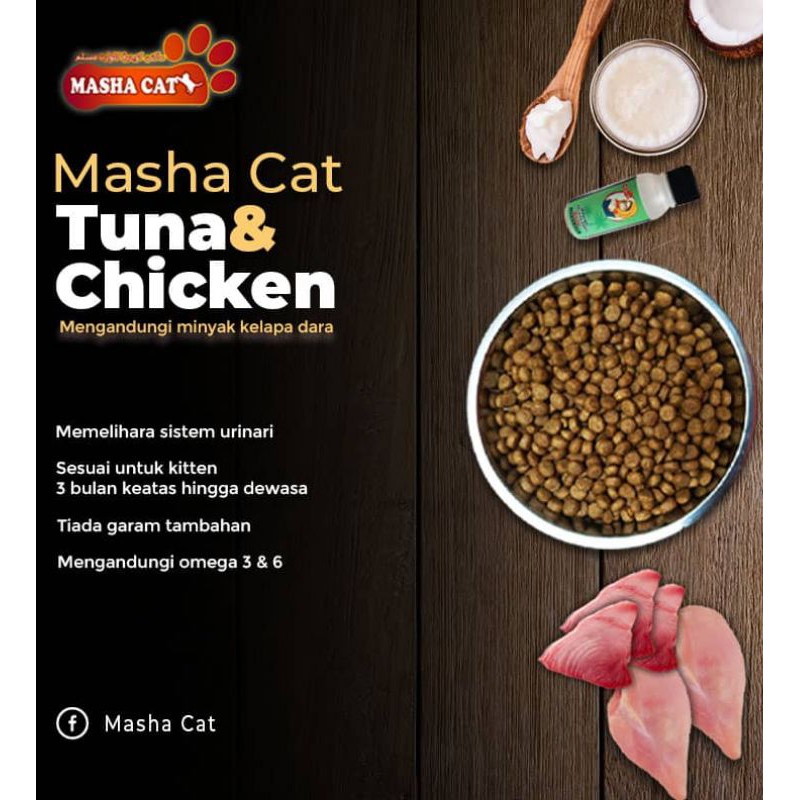 MASHA CAT FOOD 7KG Original packing(Makanan Kucing)(Kibbles) Shopee