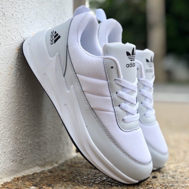 Adidas cheap shark white