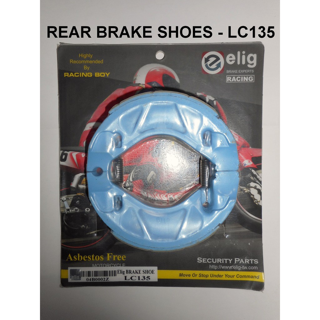 Rear Brake Shoes LC135 / LCNEW / FZ150I / Lagenda 110 ZR (Elig