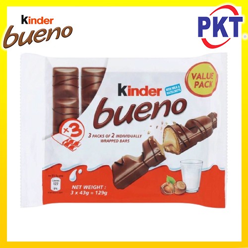 39g/43g x 30pack (1 box)Kinder Bueno [Original / White / Dark / Coconut  Chocolate] 1box KinderBueno Ori