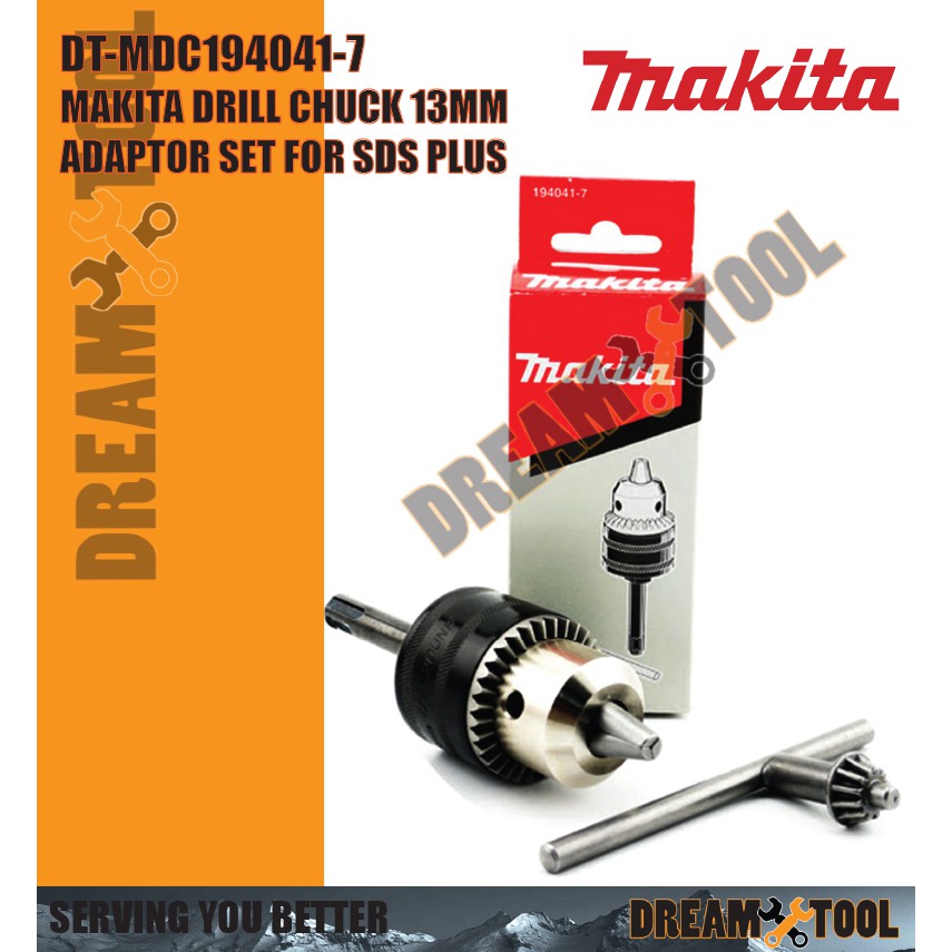 *DRILL CHUCK* Makita Drill Chuck 13mm Adaptor Set for Sds Plus DT