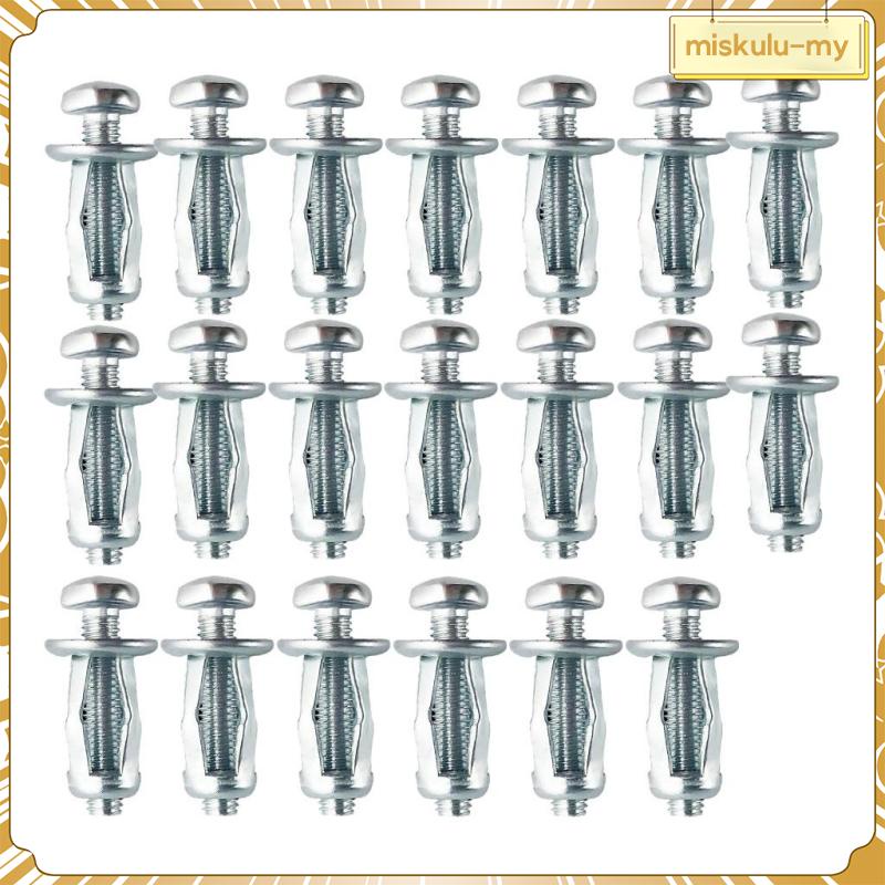 [HOT!] 20 Pieces Jack Nuts Dowels Short Long Tool Drywall Nut Thins