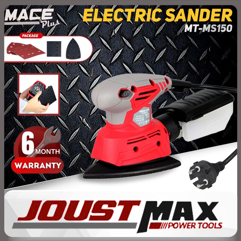 MACE Plus MTMS150 150W Electric Multi Sander Finishing Sanding Tools