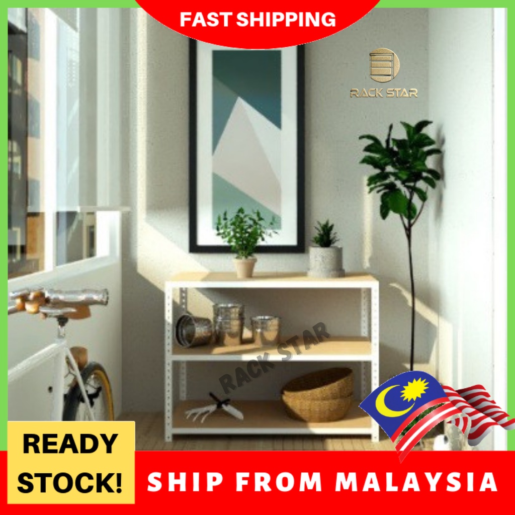 STORAGE RACK / BOLTLESS RACK 3 LEVEL | Shopee Malaysia