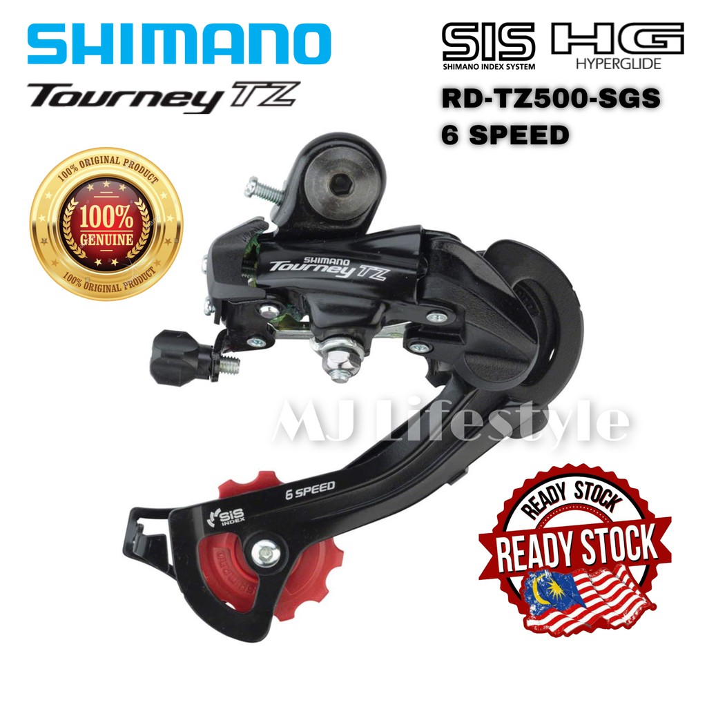 [𝟏𝟎𝟎% 𝐎𝐑𝐈𝐆𝐈𝐍𝐀𝐋®] Tourney 6 / 7 Speed Rear Derailleur RD TZ500 Bicycle ...