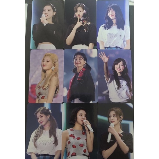 Twice twicelights dvd photocards