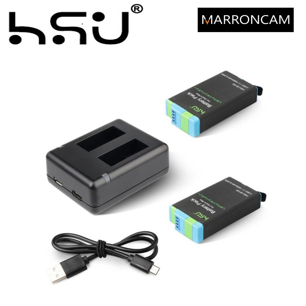 HSU DUAL BATTERY CHARGER FOR GOPRO MAX 360 KIT(2024 VERSION) | Shopee ...