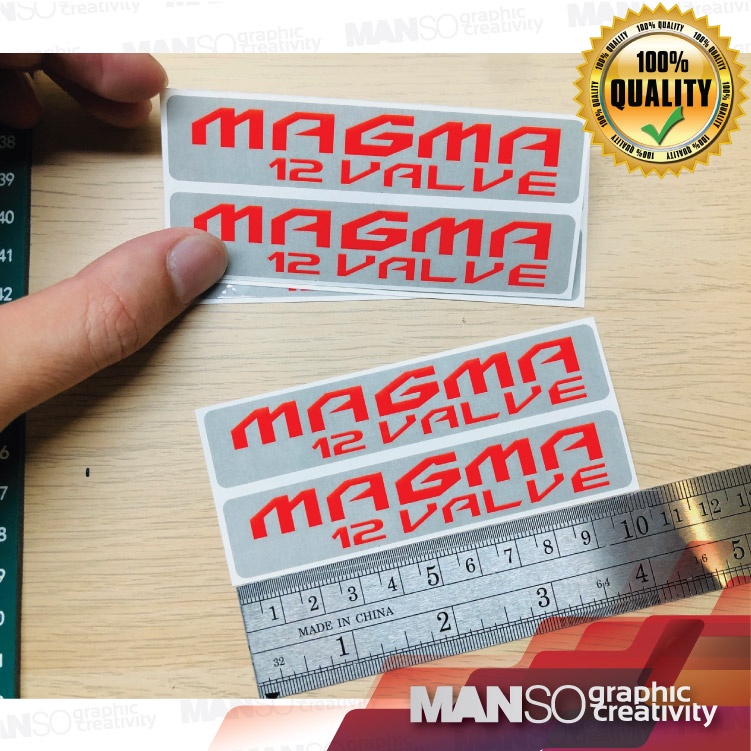 MAGMA Sticker 12 Valve (One Set 2pcs) J066 | Shopee Malaysia