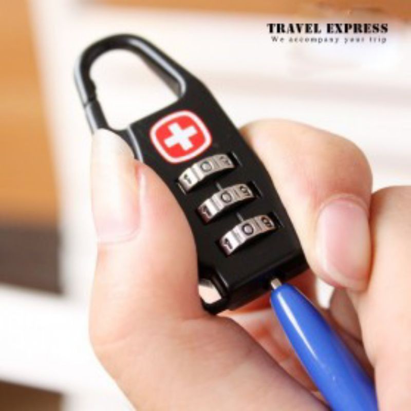 Padlock pin password mini travel Backpack 3-digit Mountain camping ...