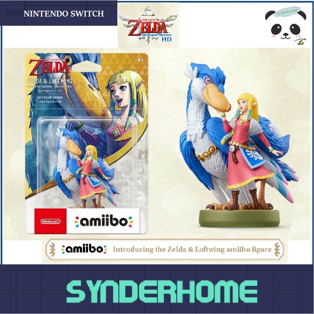 🔥[Zelda and Loftwing]🔥 (Ready Stock) Original Zelda and Loftwing Amiibo  for Legend of Zelda: Skyward Sword HD