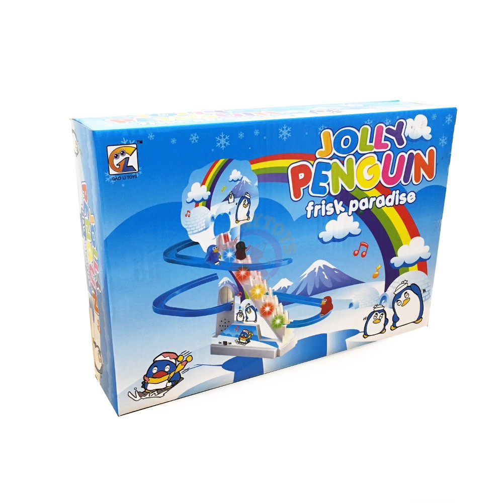 Jolly Penguin Escalator Race Frisk Paradise (Small Set) MYTOYS Shopee