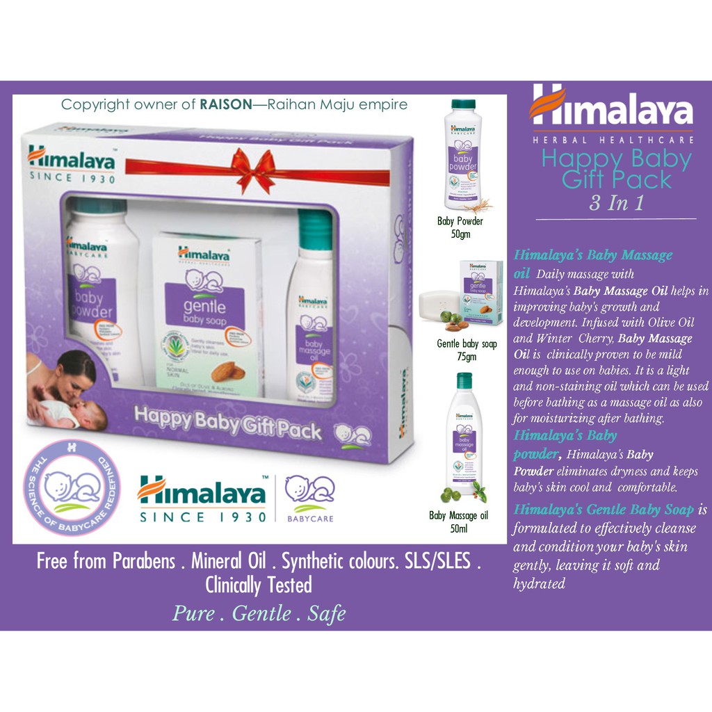 Himalaya Happy Baby Gift Pack 3 In 1(10/2022 exp) Shopee Malaysia