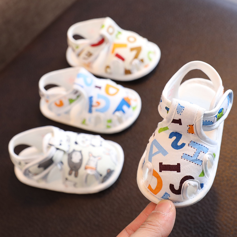 New baby shoes summer men's baby shoes March 0 6 8 8 baby shoes 1 year old soft soled baby