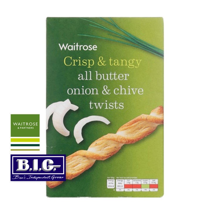Waitrose Twists Onion & Chive 125g (EXP Apr 2023) | Shopee Malaysia