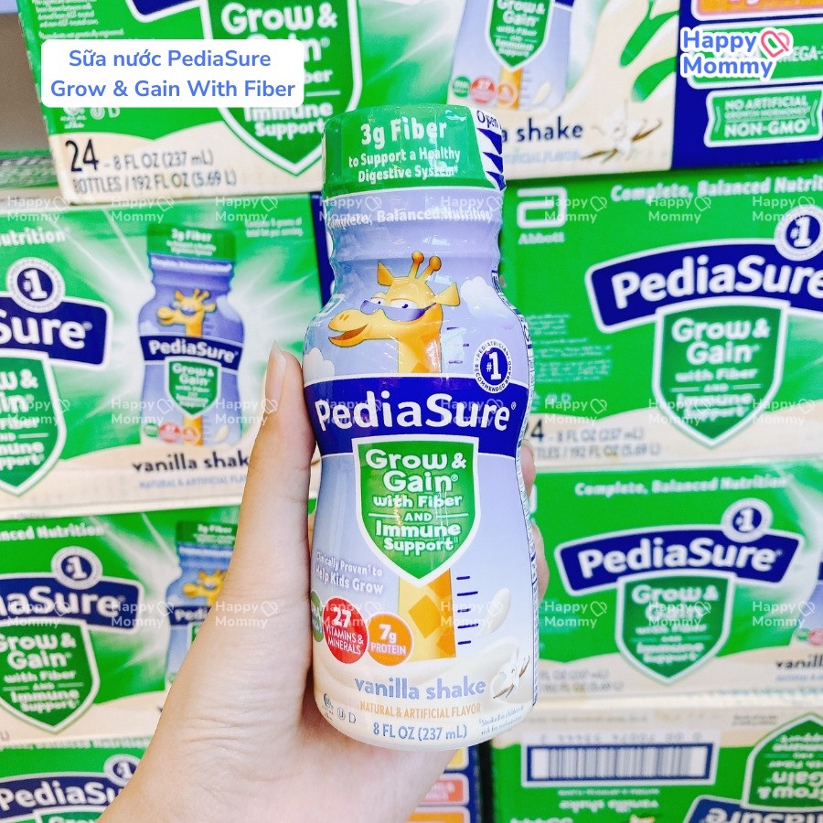 Pediasure Grow & Gain with Fiber Us Fiber Liquid Milk (237ml) Shopee