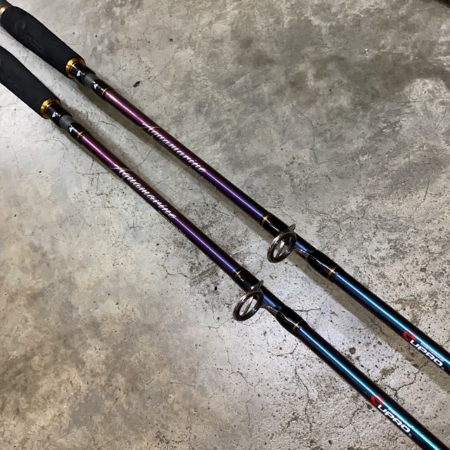 EUPRO AQUAMARINE / Lite electric Reel Custom Boat ROD / Jigging Rod |  Shopee Malaysia
