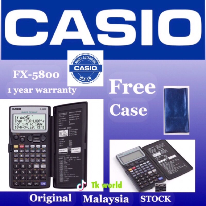 Casio fx outlet 5800