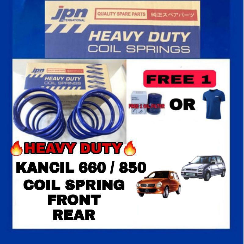 PERODUA KANCIL 660 / 850 JPN STANDARD HEAVY DUTY COIL SPRING FRONT ...