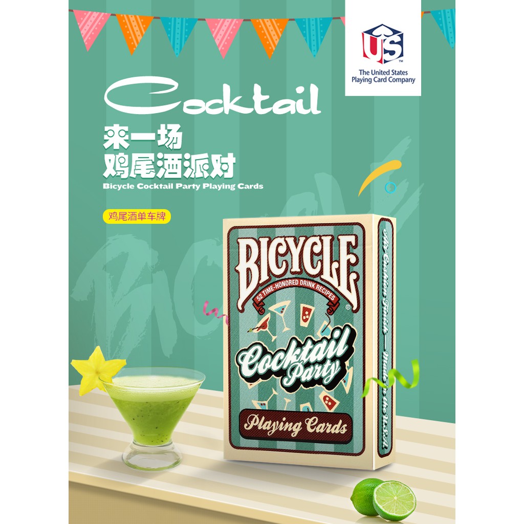 Bicycle cocktail party playing cards hot sale