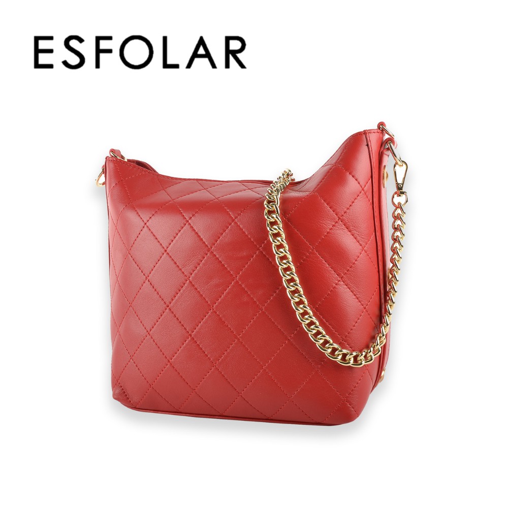 ESFOLAR Woman s Handbag Genuine Leather EA 190034 Shopee Malaysia