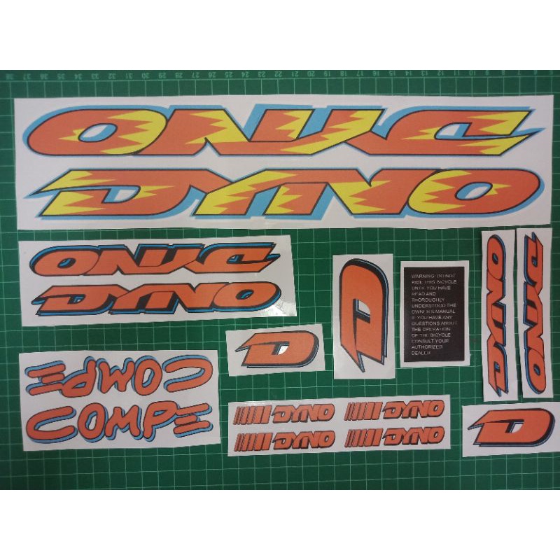 Dyno compe outlet decals