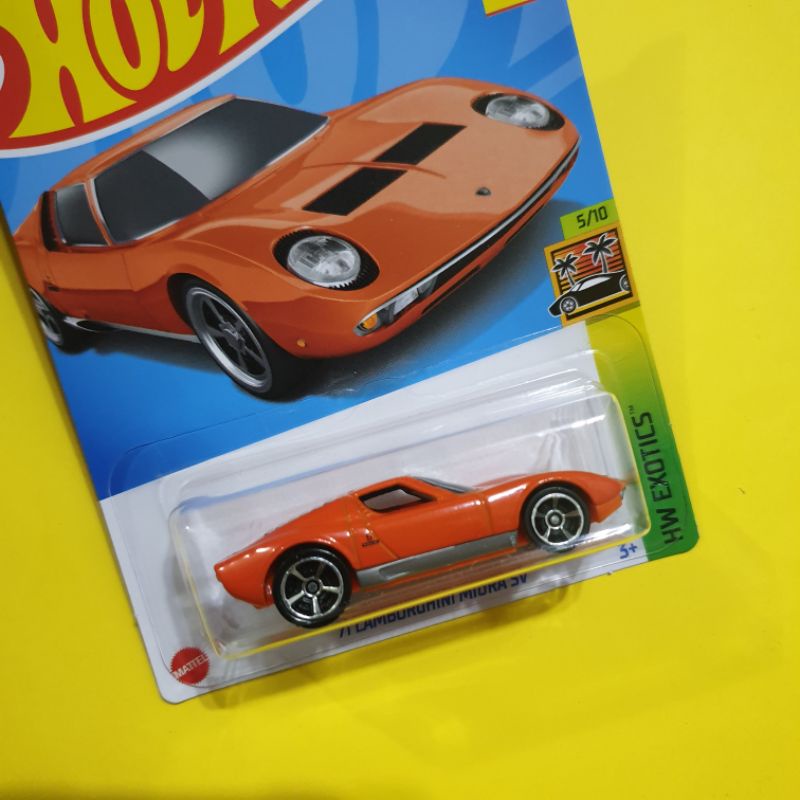 Hot Wheels 71 Lamborghini Miura Sv 