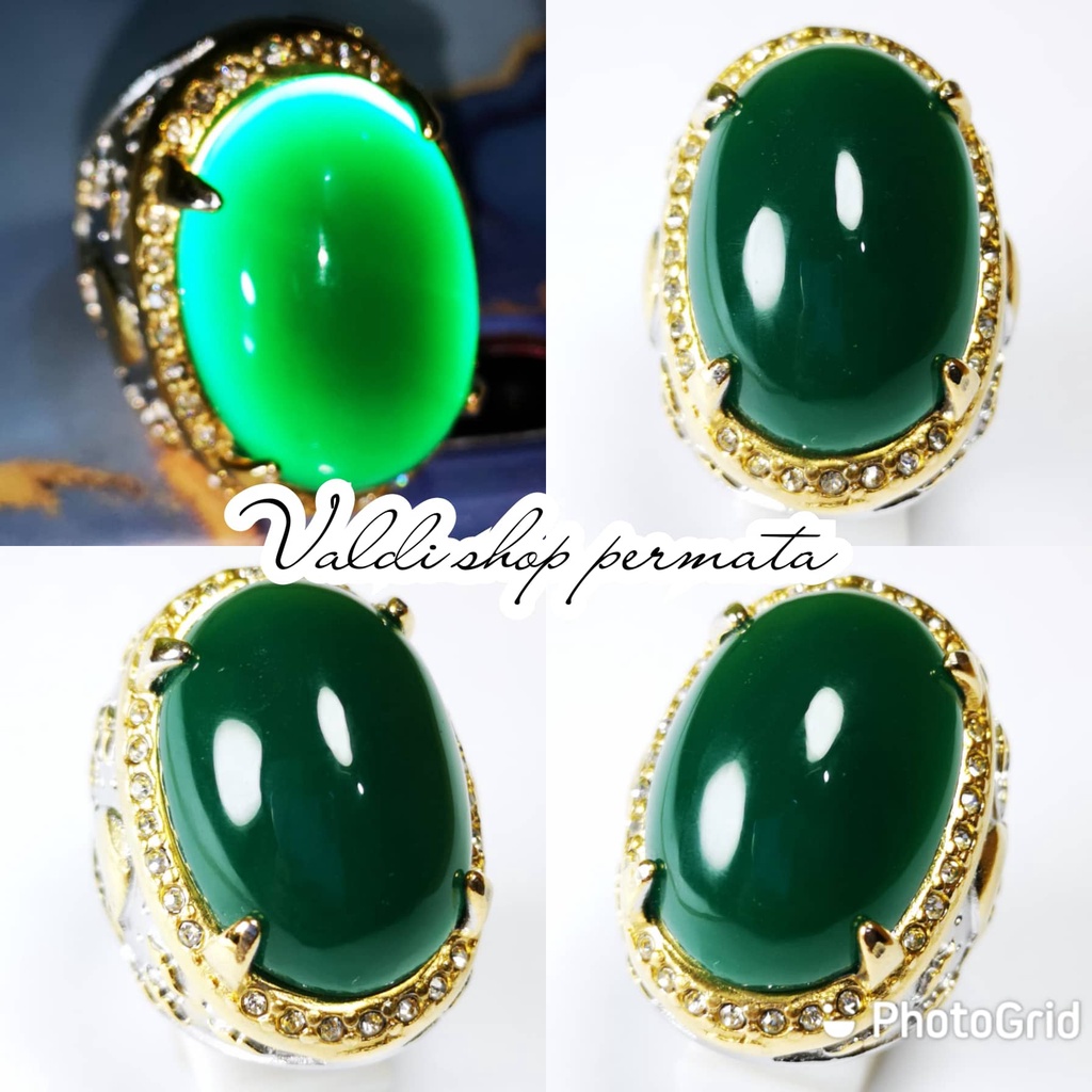 Top Color Big Size Crystal Bacan Grass Grass Agate | Shopee Malaysia