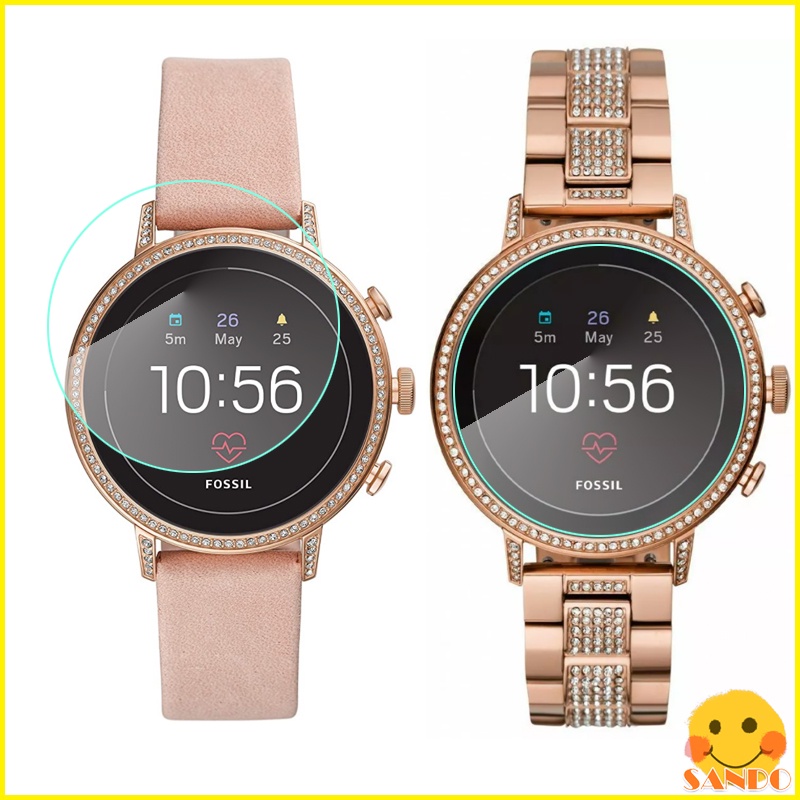 2PCS Fossil Venture HR Gen 4 smart watch tempered glass film watch HD protector glass film screen protector Shopee Malaysia