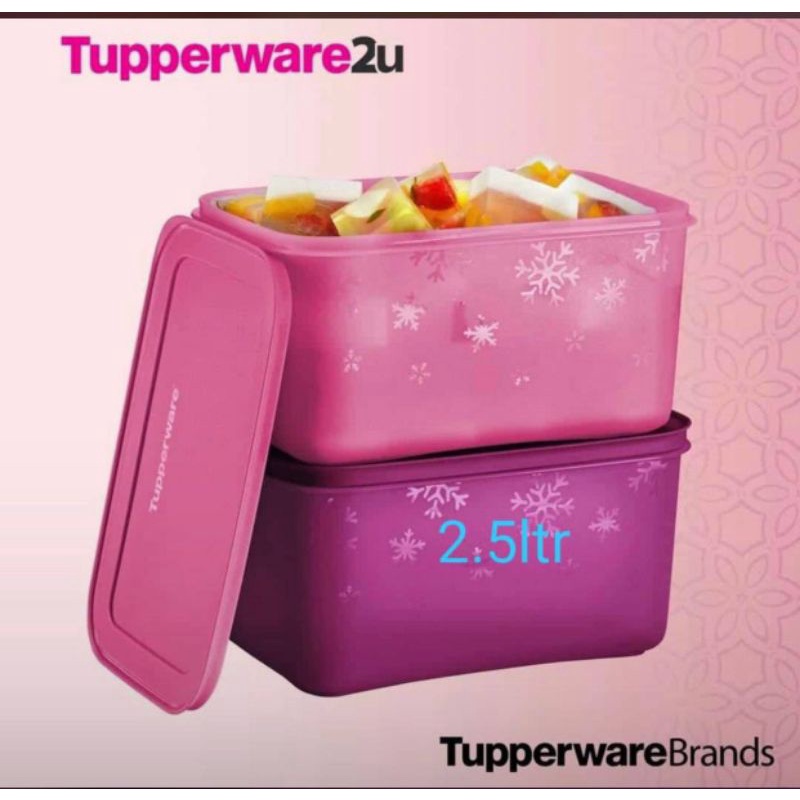 Tupperware Chill Freeze Medium High 2.5L | Shopee Malaysia