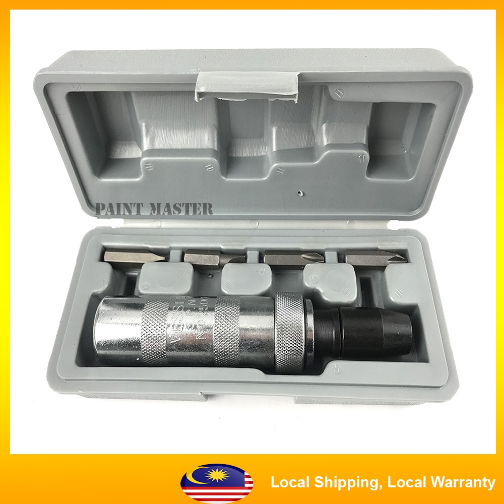 2500 VESSEL Impact Driver With 4 Bits *READY STOCK* Shopee Malaysia