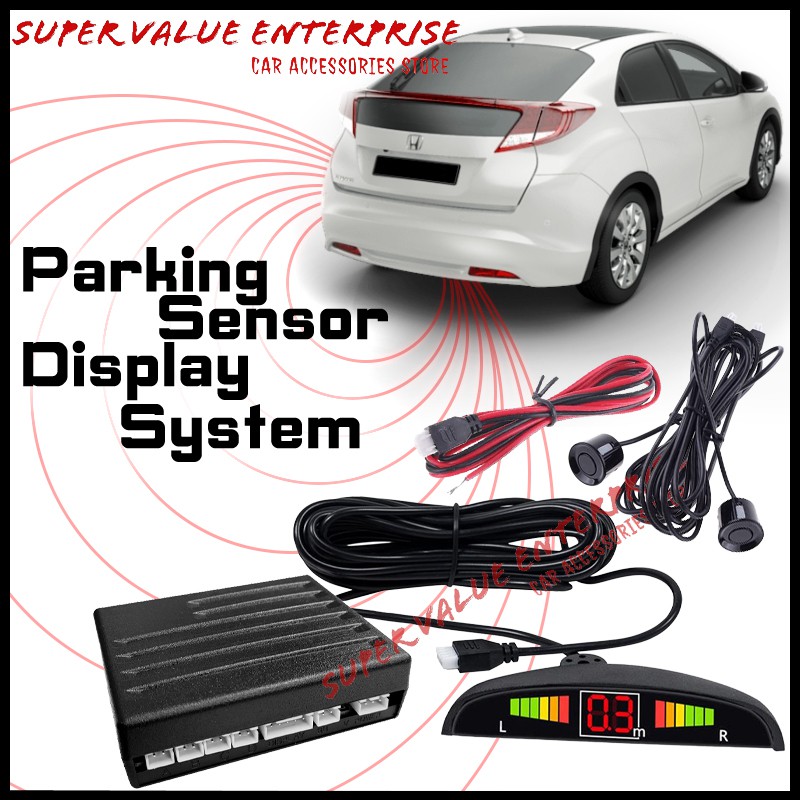 TDK Universal Parking Reverse Sensor Display System Car Parking Sensor ...