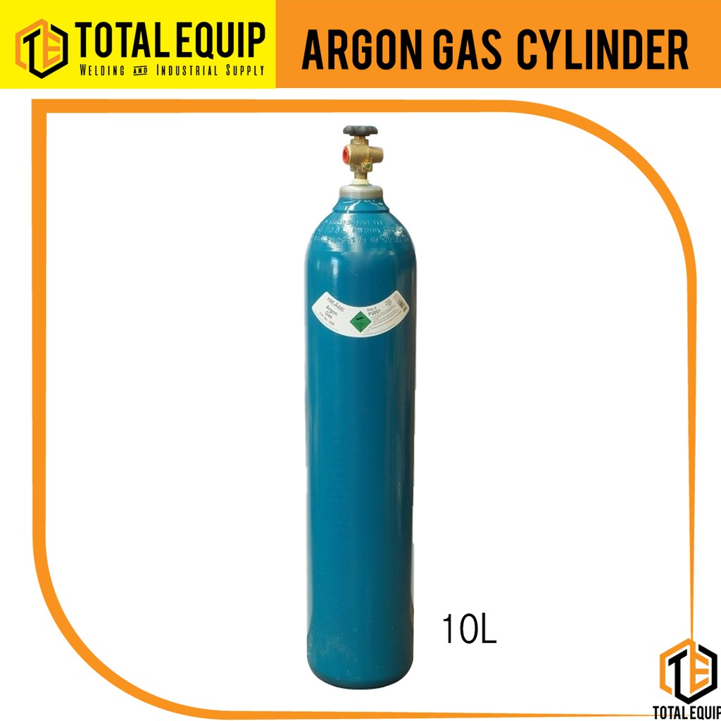 Argon (TIG) Welding Gas Cylinder 10L for TIG Welding Machine Shopee