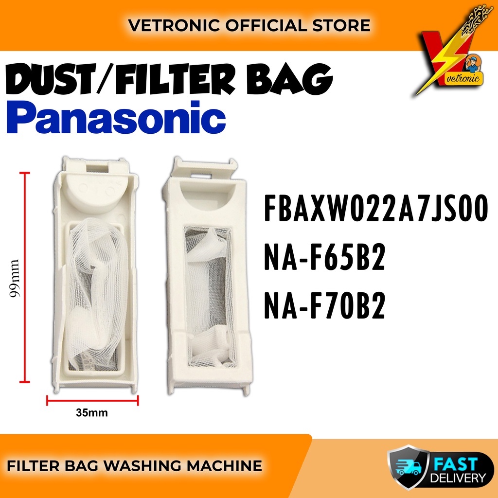 FBAXW022A7JS00/NAF65B2/NAF70B2 PANASONIC WASHING MACHINE FILTER BAG