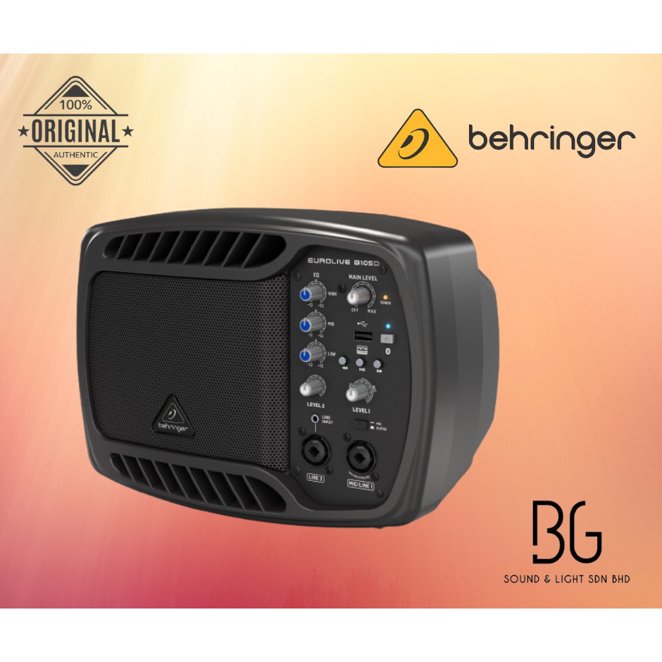 Cooler With Speakers Used Behringer B105D 50W 5 Inch