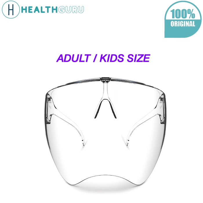 HealthGuru Acrylic Face Shield Spectacle Design AntiFog Face Mask ...