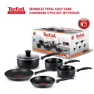 5pc Tefal Bistro Red/Set periuk Tefal 5PCS Cookware Set Pots & Pans -  Frypan/Milkpan/Saucpan/Lid bebas PFOA & xmelekat