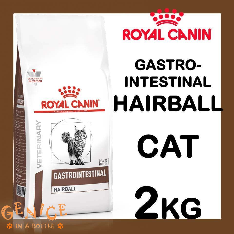 Royal Canin Gastrointestinal Skin Hairball Cat 2KG Dry Food Untuk pencernaan & gumpalan bulu