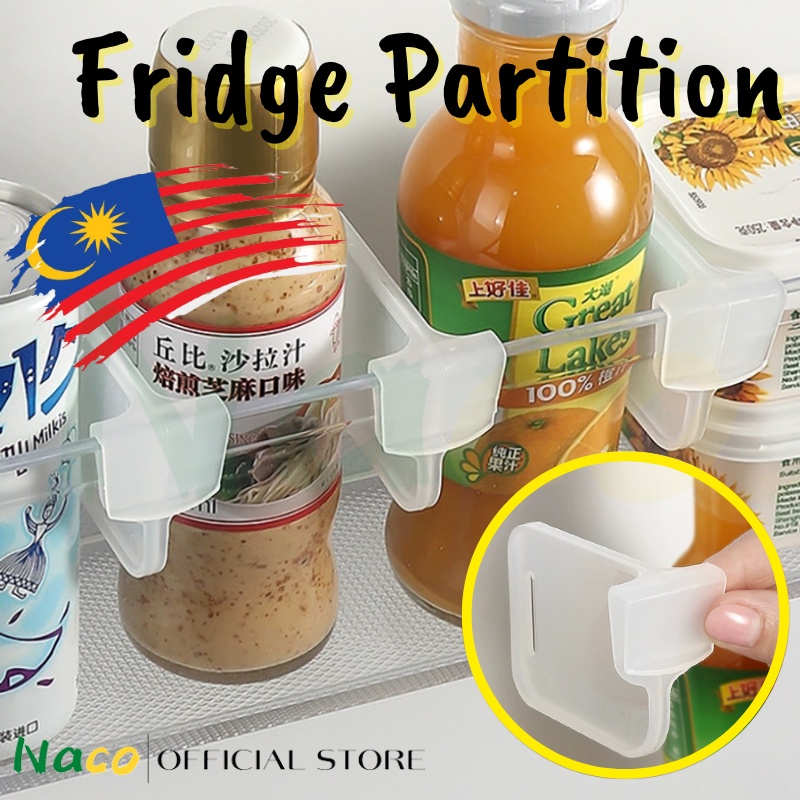 Refrigerator Partition Fridge Organizer Storage Compartment Clip ...