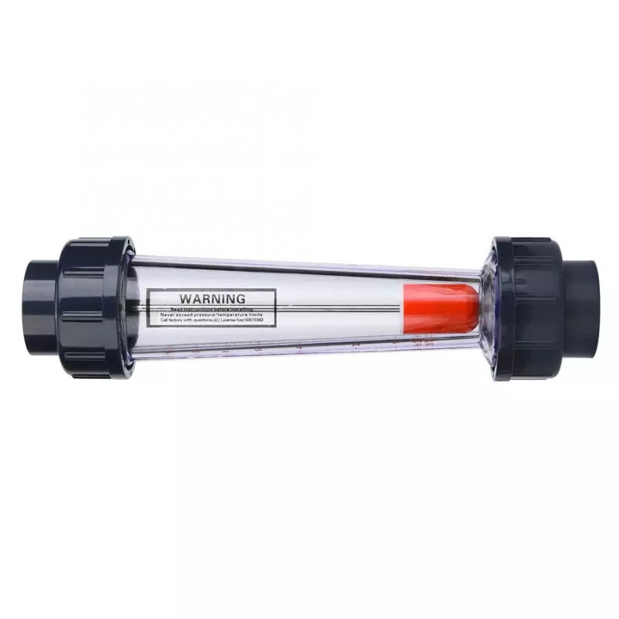 Kunststof vloeistofstroommeter, leidingtype 1-10 m³ / h, zeer nauwkeurige LZS-40 (D) waterstroommeter