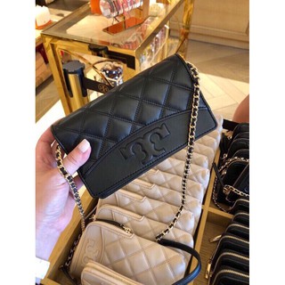 Tory Burch Savannah Chain Flat Wallet | Shopee Malaysia