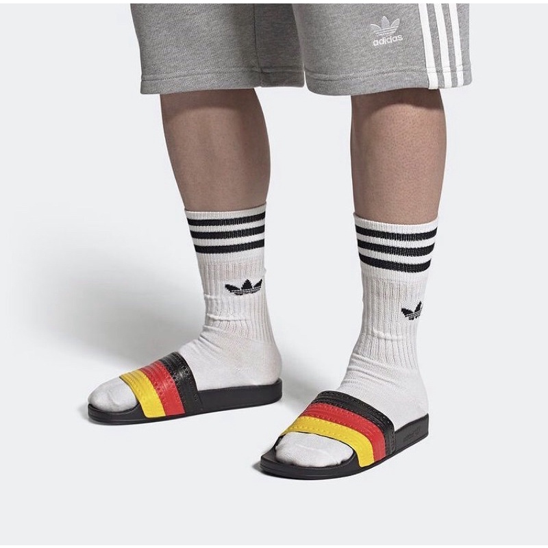 ADIDAS ADILETTE SLIDES GERMANY FLAG Shopee Malaysia