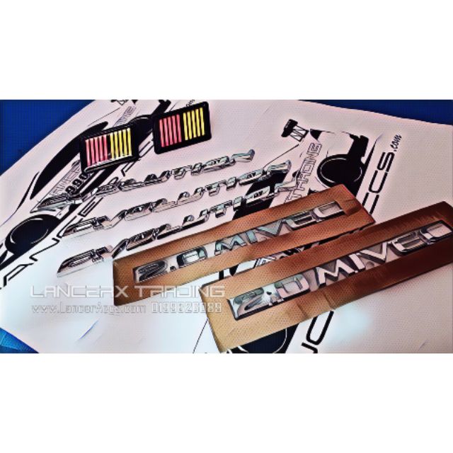 Various Emblems Lancer Inspira Evo Mitsubishi | Shopee Malaysia