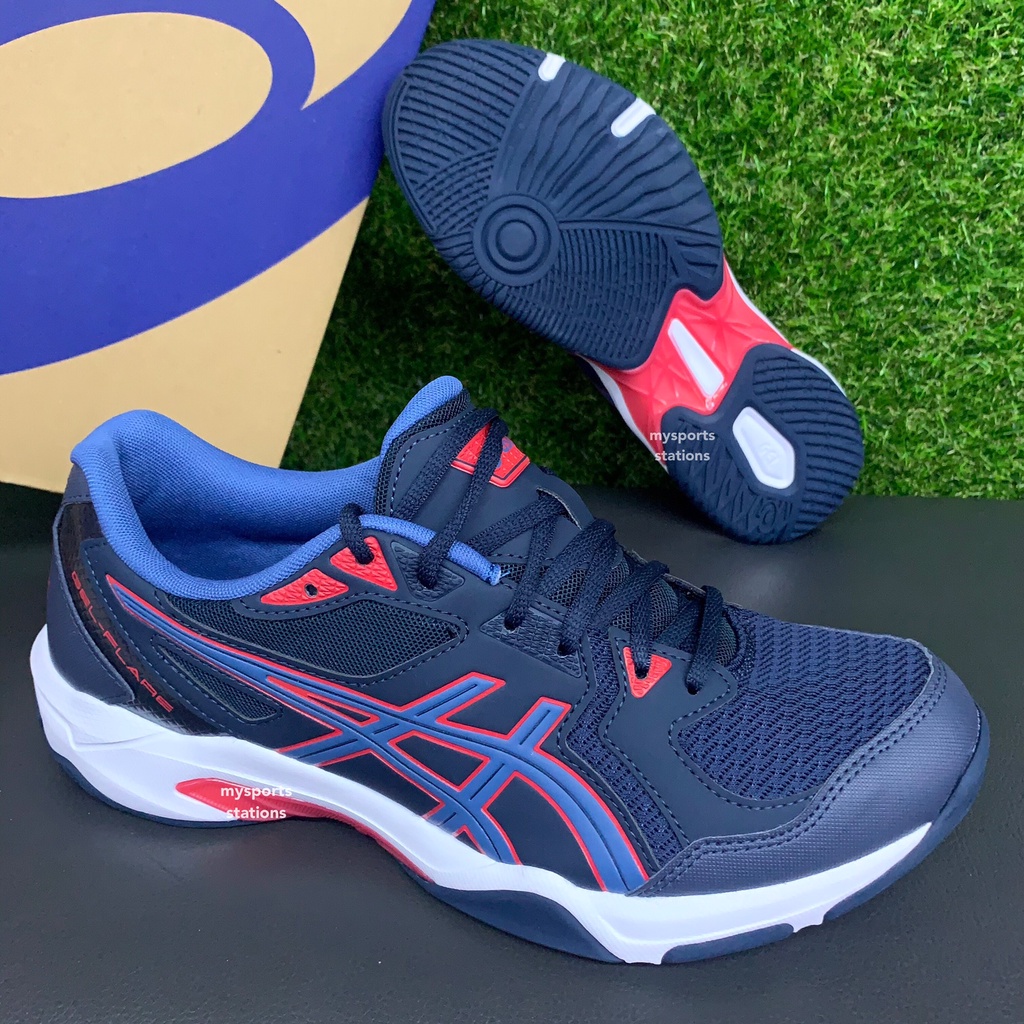 asics Mens Gel Flare 1071A069 410 1071A069 100 Badminton Shoes Court Shoes Kasut Badminton 100 Original Shopee Malaysia